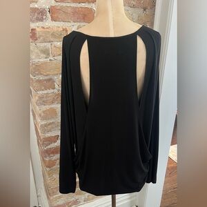 Rag and Bone slightly open back top.